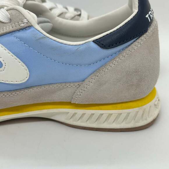 Tretorn Rawlins 2.0 Miami Blue Suede Textile Lace-up Rubber Sole Sneakers - Picture 6 of 15